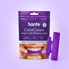 Sanfe Teeth Whitening Strips - 7 Pairs, For men & women