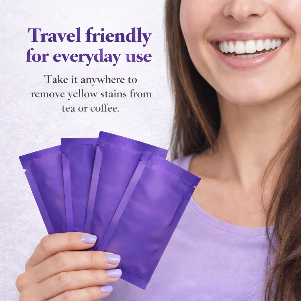 Sanfe Teeth Whitening Strips - 7 Pairs, For men & women