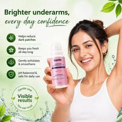 Sanfe Underarm Lightening Roll On For Women - Soft Touch