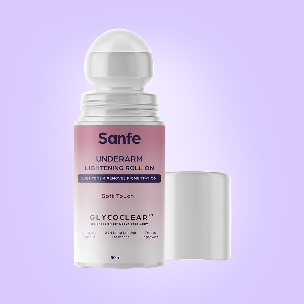 Sanfe Underarm Lightening Roll On For Women - Soft Touch