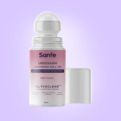 Sanfe Underarm Lightening Roll On For Women - Soft Touch