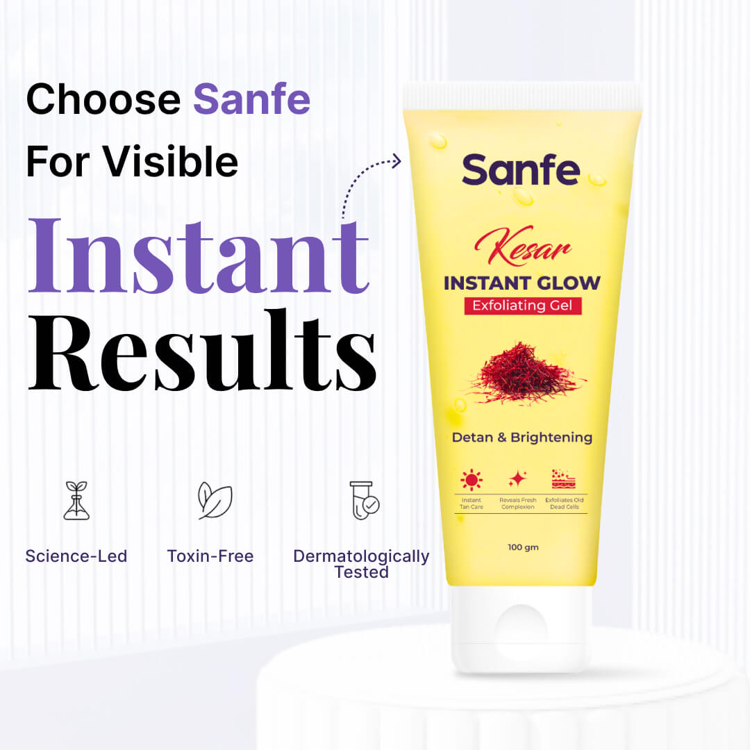 Sanfe Kesar Instant Glow Exfoliating Gel